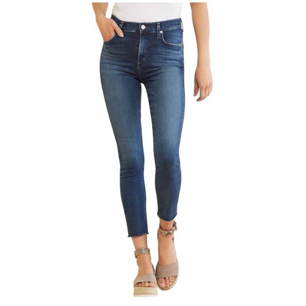 agolde sophie mid rise crop jeans NWT 27
